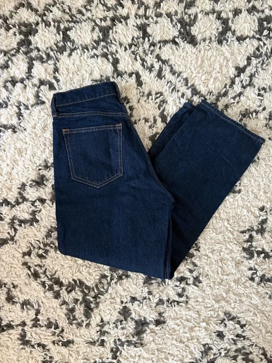 Abercrombie High Rise Straight Rinse 27 - Picture 4 of 6